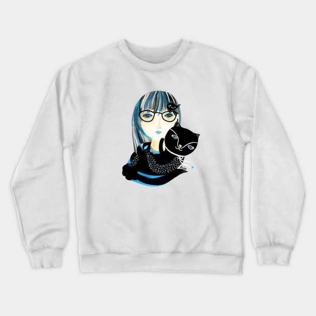 Ana, Theodor and Lulú Crewneck Sweatshirt by Krize